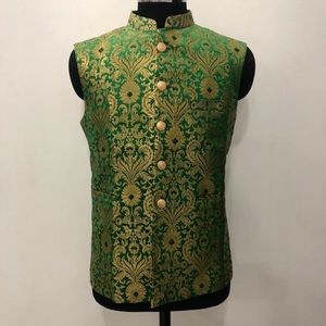 Handmade men’s wedding Nehru jacket NWOT